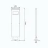 UHF RFID Gate Reader with Light and Sound Alarm