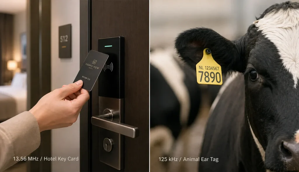 Differences in application scenarios between 13.56 MHz and 125 kHz RFID technologies