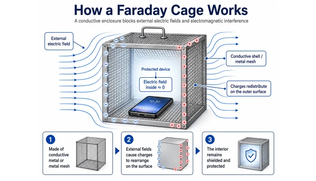 Why aluminum foil can sometimes block RFID signals