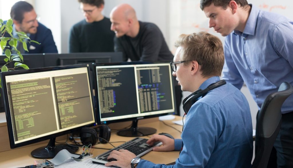 Staff programming RFID key fobs using an access control system
