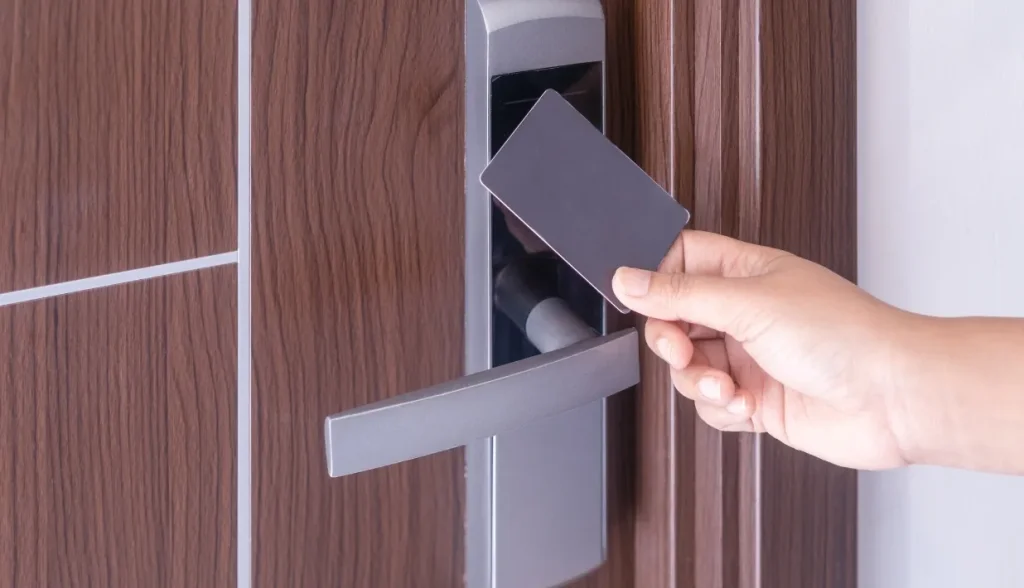 Hotel businesses choose physical NFC key cards for secure and convenient guest room access