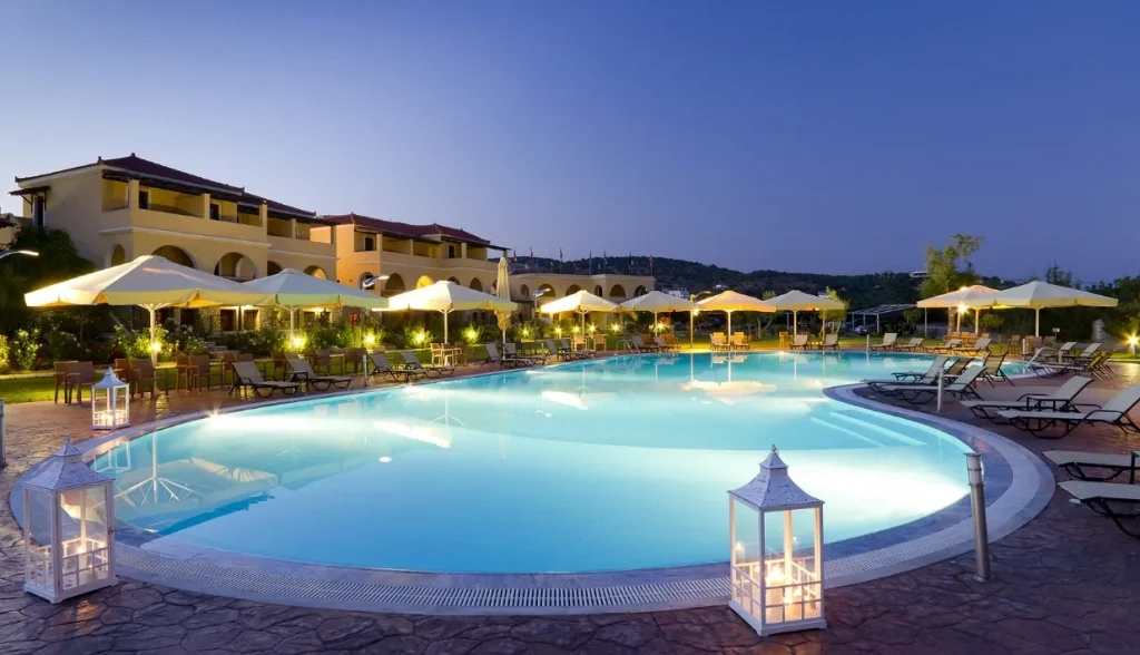 RFID hotel key card access control integration across guest rooms and hotel facilities