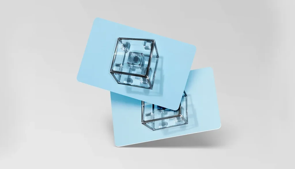 NFC 3D lenticular cards combining dynamic visual effects with digital interaction