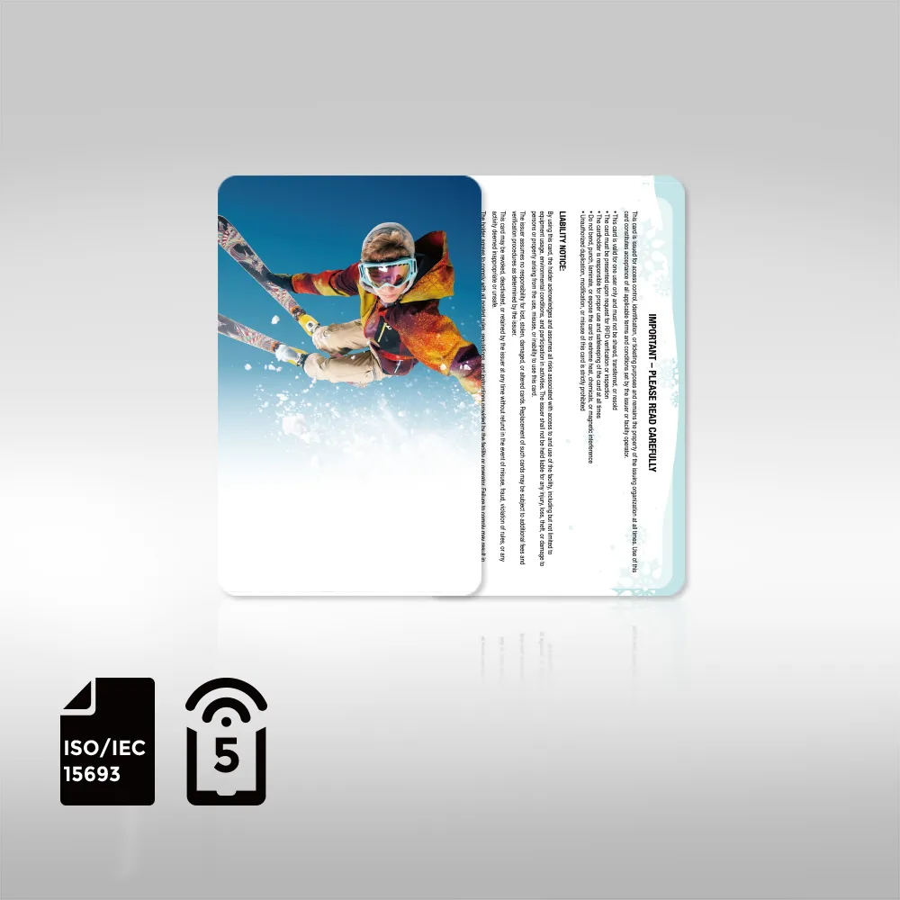 RFID Ski Pass Card NXP ICODE SLIX2